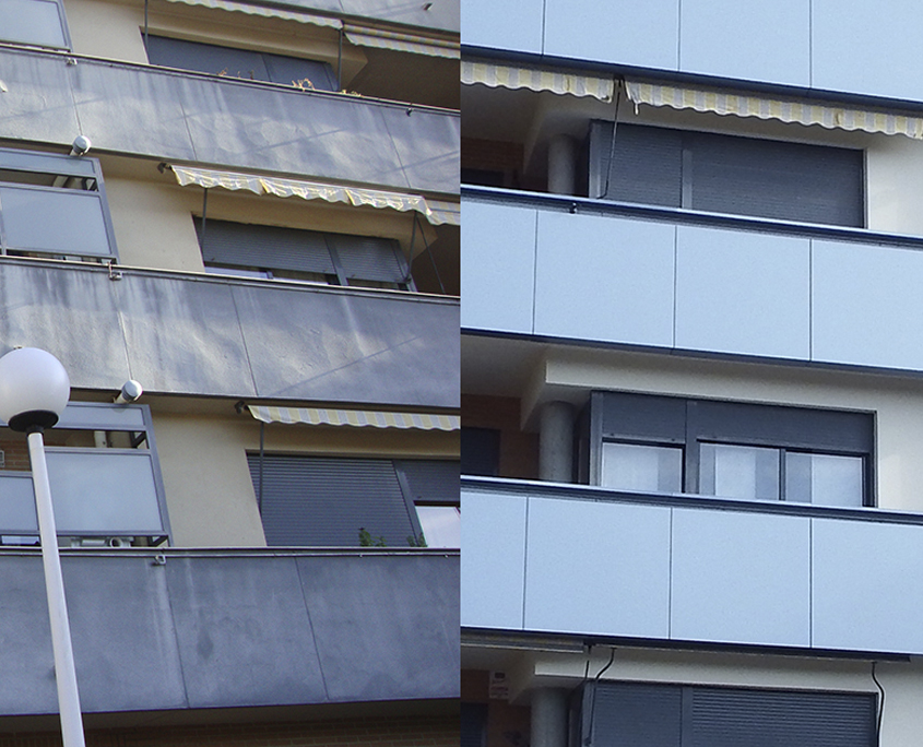 Rehabilitacion fachada en Torrent - Front panel