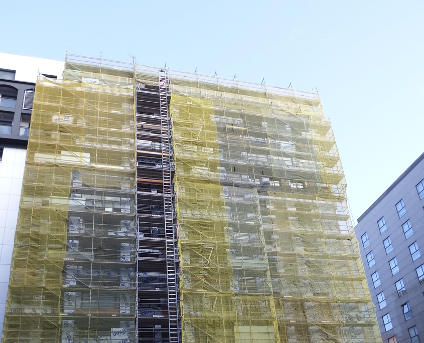 Rehabilitacion fachada calle Trafalgar - Front panel