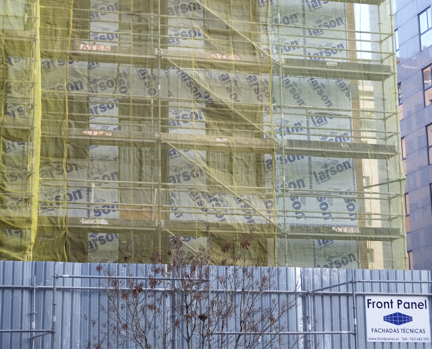 Rehabilitacion fachada calle Trafalgar - Front panel