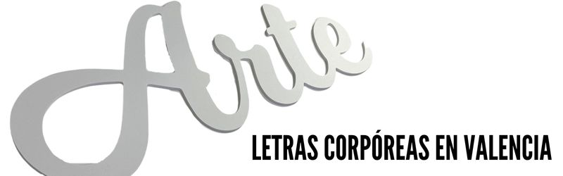 Letras corpóreas Valencia